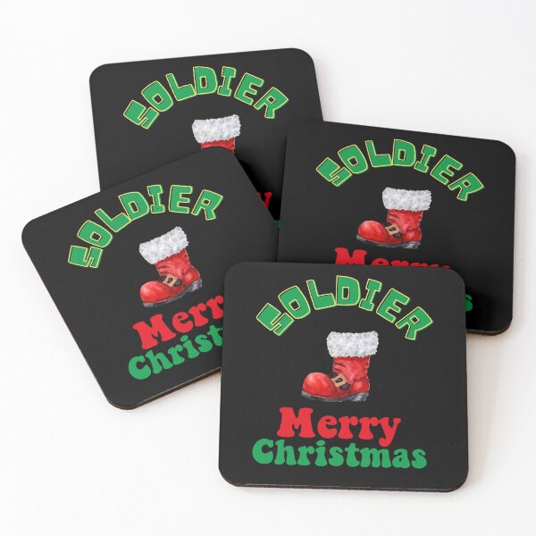 Item preview, Festive Soldier - Merry Christmas Military Art designed and sold by Colorful-Garden.