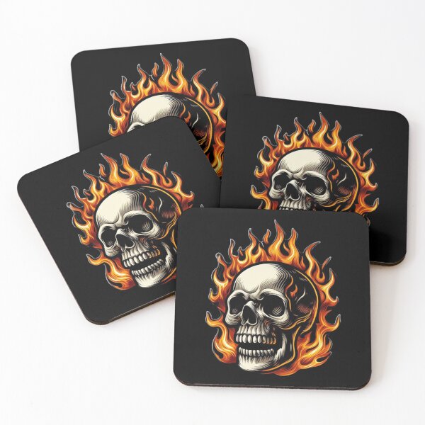 Item preview, Human Skull on Fire designed and sold by GeneralDaily.