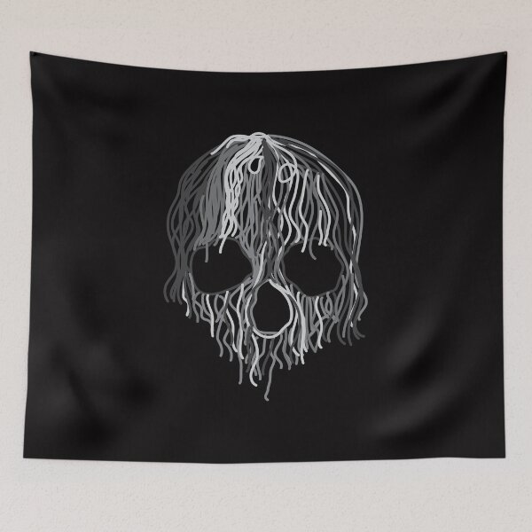 Item preview, Skull filament Skull Black White Art Graphic designed and sold by Crazyartist555.