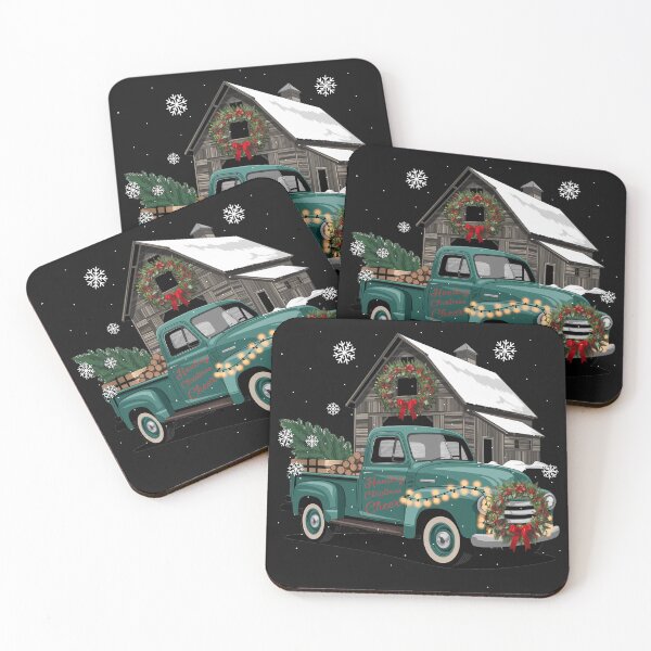 Item preview, Christmas Truck & Old Bard Design Vintage designed and sold by tamdevo1.