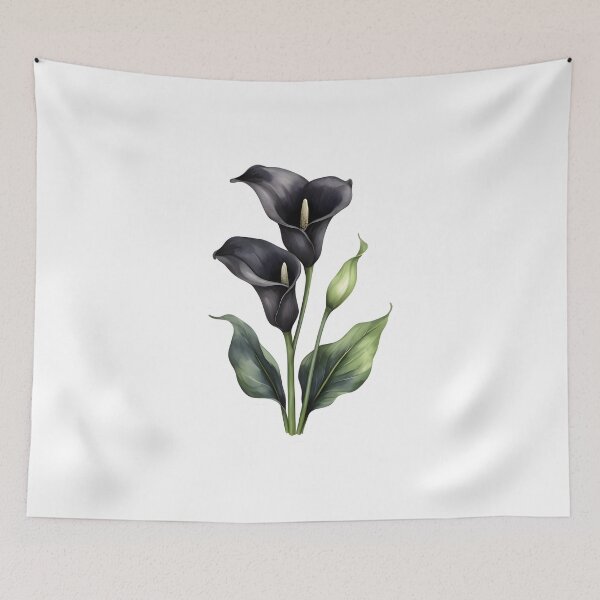 Item preview, Black Calla Lily (Zantedeschia ‘Black Star’) designed and sold by HOMETOWN86.