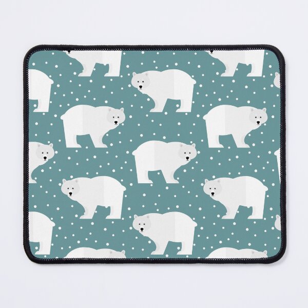 Item preview, Polar bears on blue designed and sold by reneesillus.