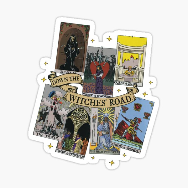 Vista previa del artículo con la obra «Cartas del Tarot de Agatha All Along», diseñado y vendido por inkygreenshop.