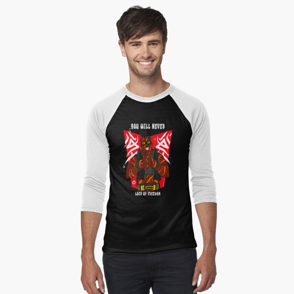 Aperçu de l'œuvre T-shirt baseball manches ¾ créée et vendue par Vinidal.