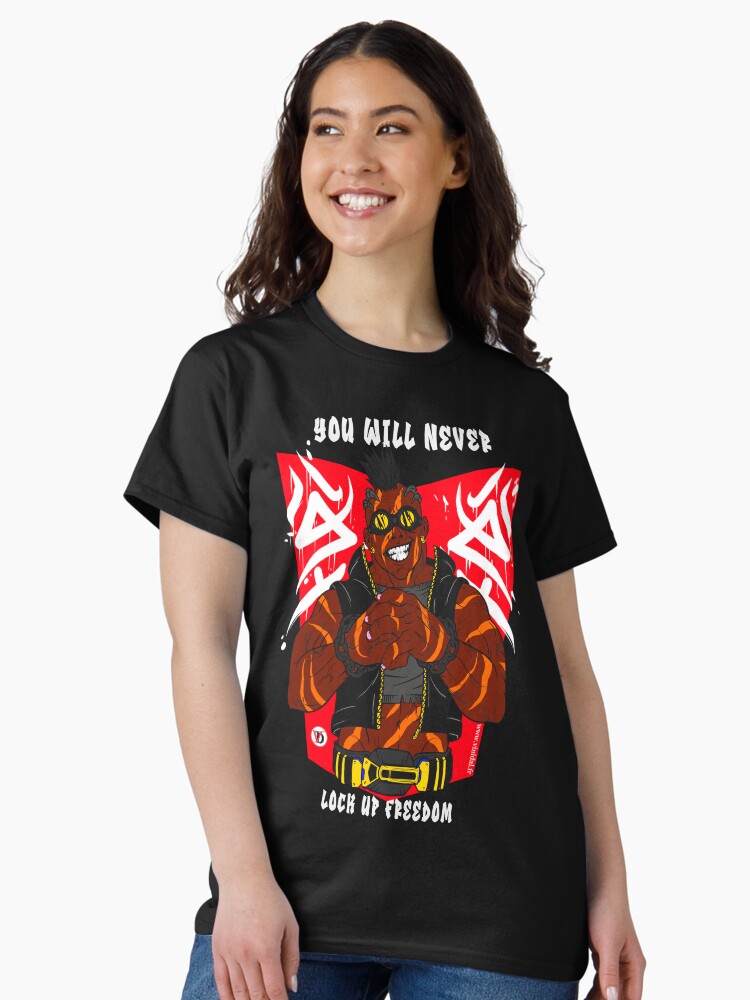 Aperçu 2 sur 7. T-shirt classique avec l'œuvre ANAR-1. créée et vendue par Vinidal.