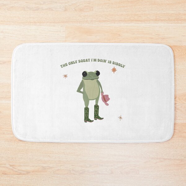 Item preview, The Only Squat I'm Doin' Is Diddly Funny Frog Apparel designed and sold by spirorinin.