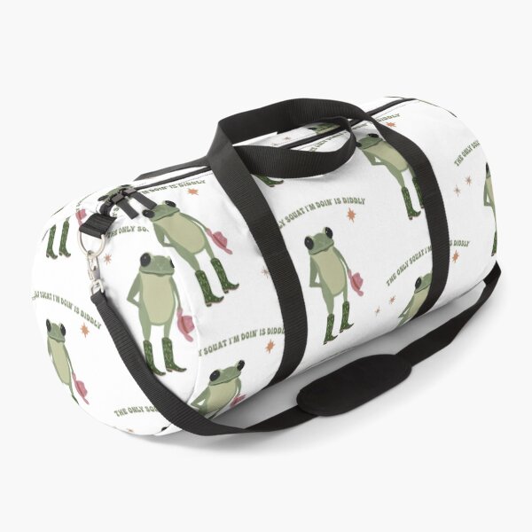 Item preview, The Only Squat I'm Doin' Is Diddly Funny Frog Apparel designed and sold by spirorinin.