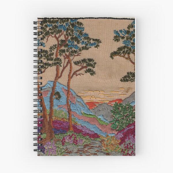 Item preview, Embroidery mountain scene designed and sold by designbywhacky.