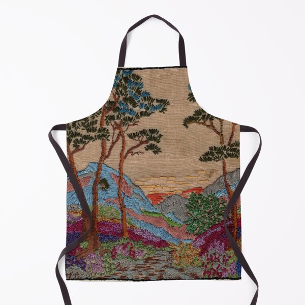 Item preview, Embroidery mountain scene designed and sold by designbywhacky.