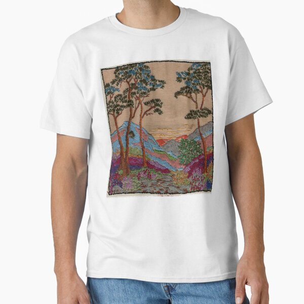 Item preview, Embroidery mountain scene designed and sold by designbywhacky.