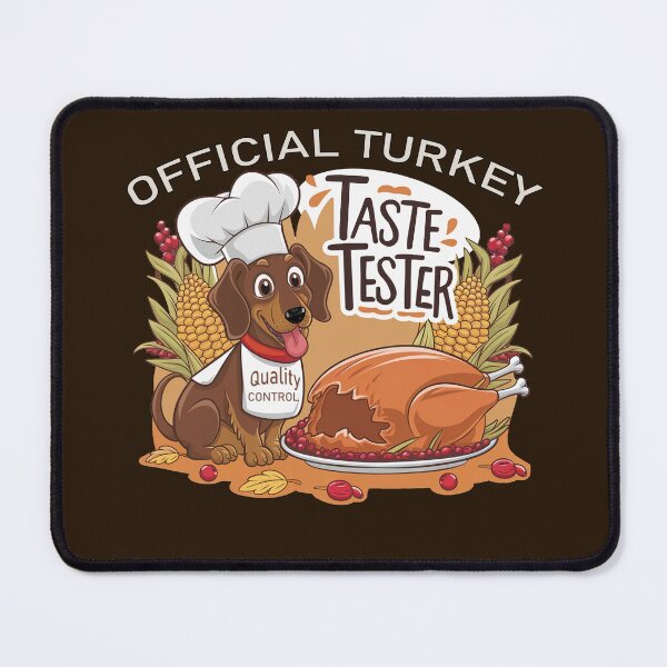 Item preview, Funny Dachshund Taste Tester Holiday Turkey designed and sold by tamdevo1.