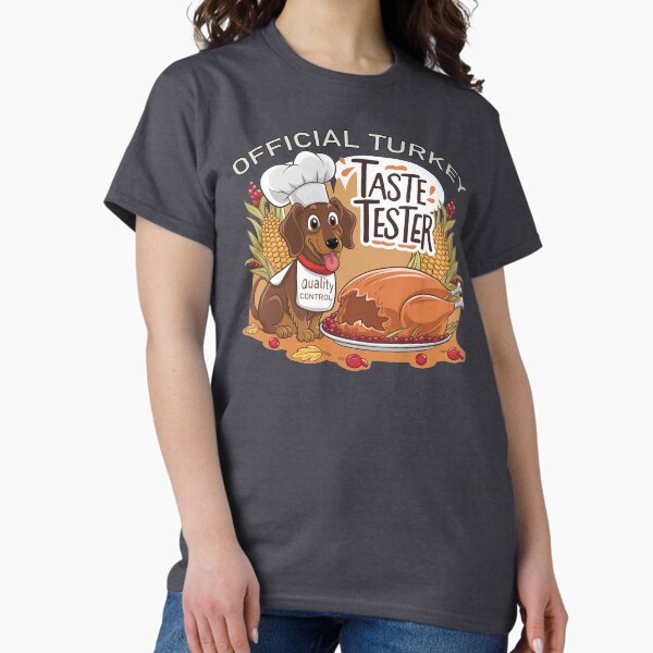 Item preview, Funny Dachshund Taste Tester Holiday Turkey designed and sold by tamdevo1.