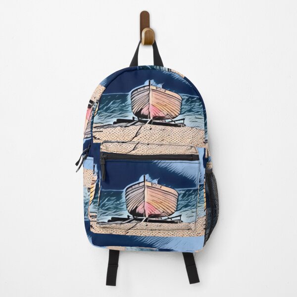 Item preview, Moored Boat In Pointillism designed and sold by Fearless-Fox.