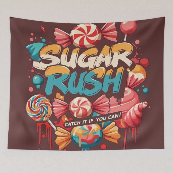 Item preview, Sugar Rush Graffiti: Catch It If You Can! designed and sold by CoolEnthusias.