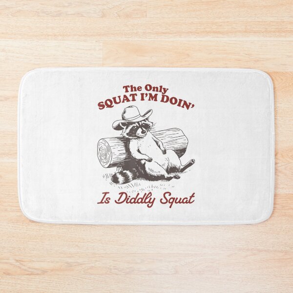 Item preview, The Only Squat I'm Doing' Is Diddly Squat Cowboy Raccoon designed and sold by spirorinin.