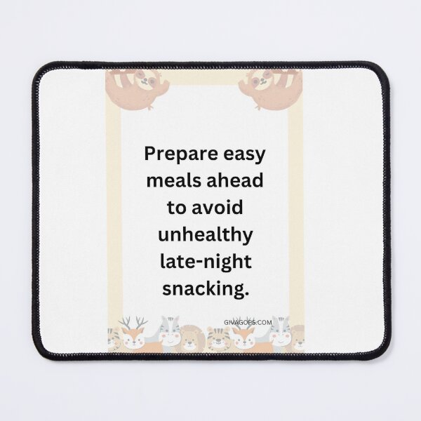 Item preview, Prepare easy meals ahead to avoid unhealthy late-night snacking. designed and sold by CUTESTUFFnow.