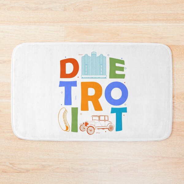 Item preview, Detroit Souvenir Men Michigan Skyline City Detroit designed and sold by DSWShirts.