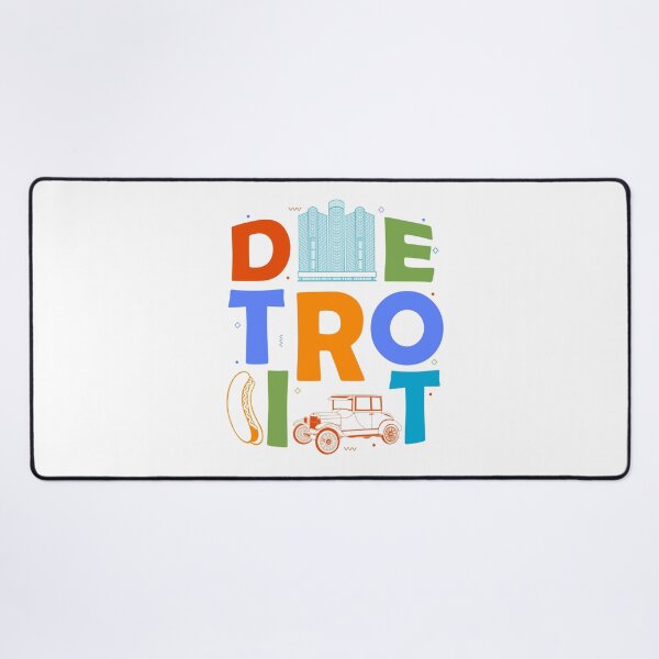 Item preview, Detroit Souvenir Men Michigan Skyline City Detroit designed and sold by DSWShirts.