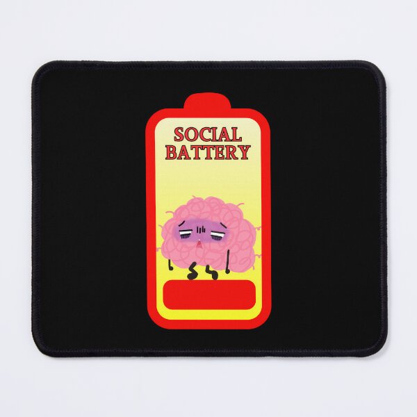 Item preview, Low Social Battery - 1 designed and sold by SomethingNiceHI.