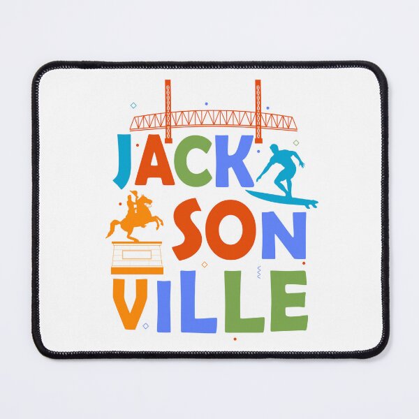 Item preview, Jacksonville Souvenir Surfing Florida Skyline Jacksonville designed and sold by DSWShirts.