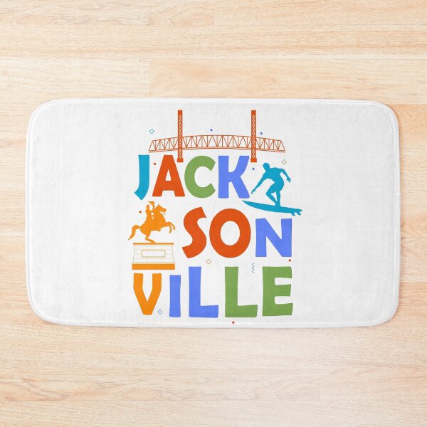 Item preview, Jacksonville Souvenir Surfing Florida Skyline Jacksonville designed and sold by DSWShirts.