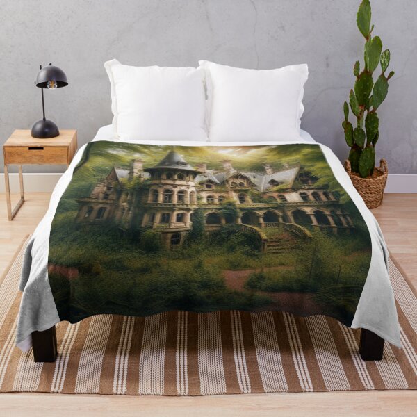 Item preview, Enchanted Abandoned Mansion in the Heart of the Forest designed and sold by Aqmean.