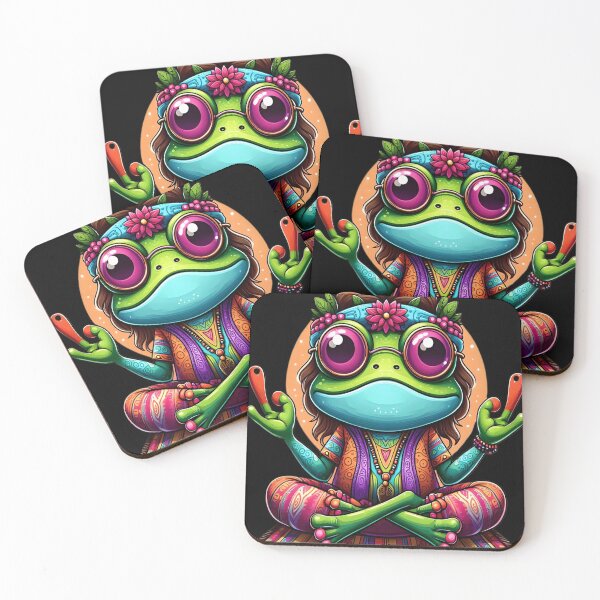 Item preview, Funny Yoga frog  designed and sold by GrowDrak.