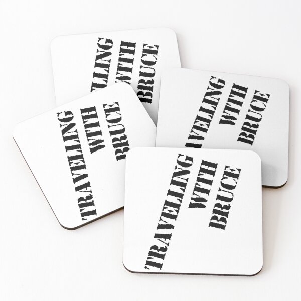 Item preview, Travelling with Bruce Stencil Logo designed and sold by Bruce Frommert.