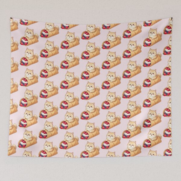 Item preview, Siberian Cat in a Whipped Cream Crepe designed and sold by WildlifeInc.