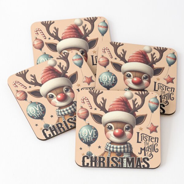 Item preview,  Reindeer christmas designed and sold by tenstoriesshop.