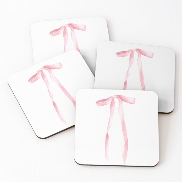 Item preview, Watercolor ribbon. Pink rose bow. Hand drawn coquette style illustration designed and sold by BartolArt.