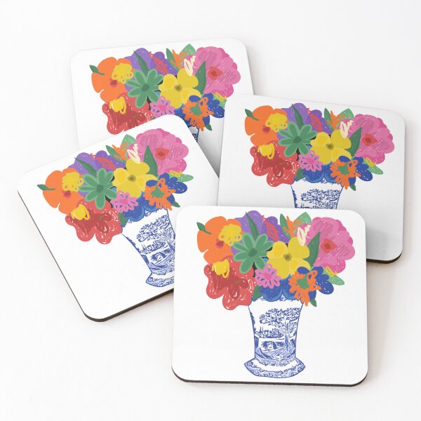 Item preview, Colourful Floral Italian Vase  designed and sold by MS WEARER.