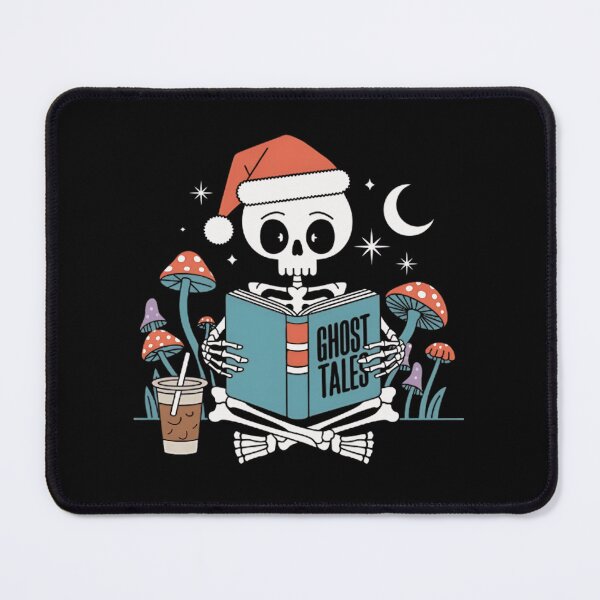 Item preview, Christmas Skeleton Reading A Book , Ghost Tales , Funny Christmas designed and sold by Hotshots Design.