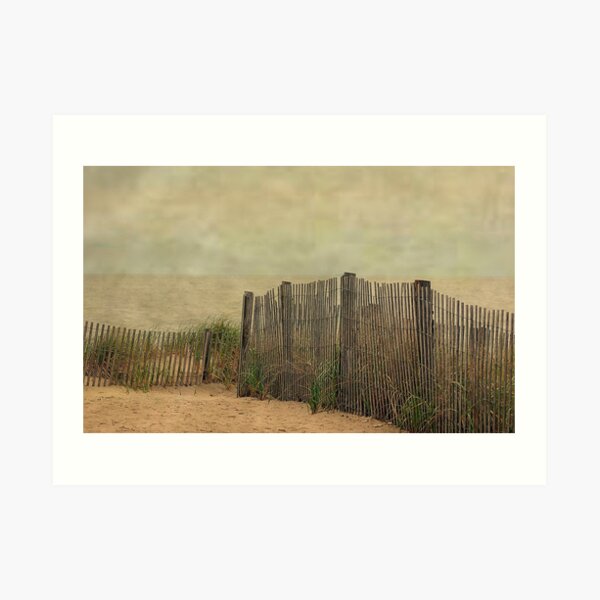 Stormy Beach Art Print