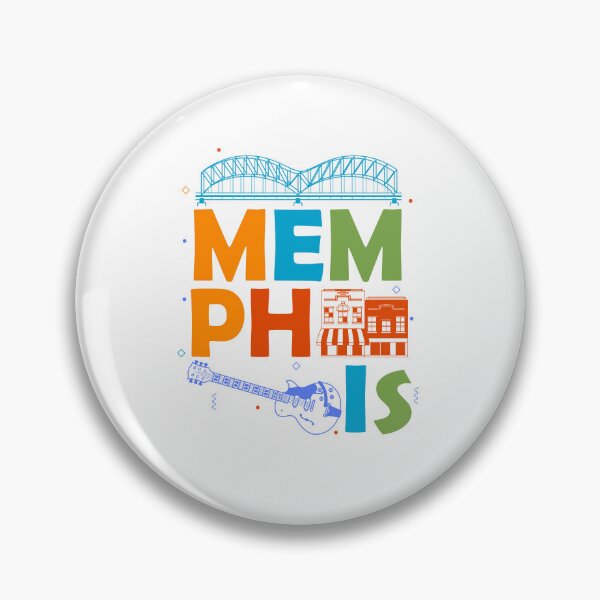 Item preview, Memphis Souvenir Men Tennessee Skyline City Memphis designed and sold by DSWShirts.