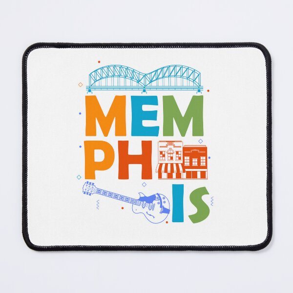 Artikelvorschau, Memphis Souvenir Männer Tennessee Skyline Stadt Memphis entworfen und verkauft von DSWShirts.