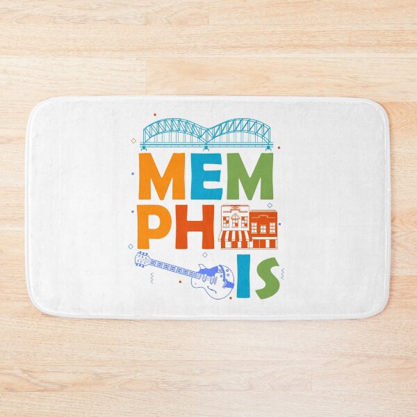 Item preview, Memphis Souvenir Men Tennessee Skyline City Memphis designed and sold by DSWShirts.