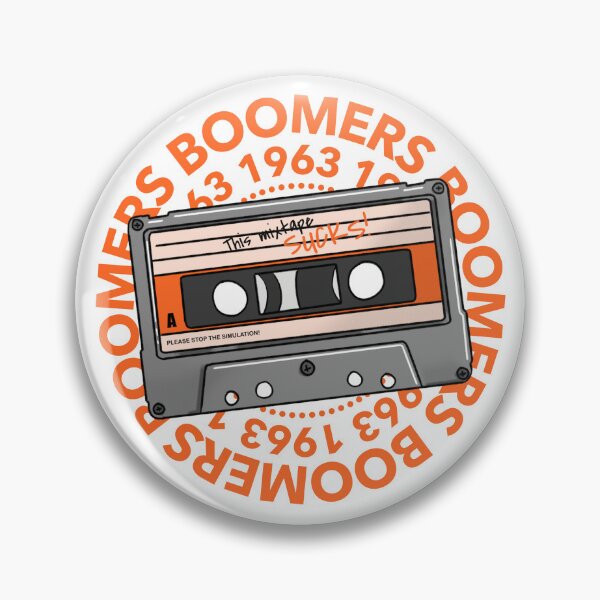 Item preview, 1963 Baby Boomer Cassette Tape Vintage Tee T-Shirt designed and sold by Patrick J Land.