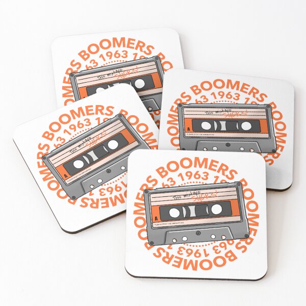 Item preview, 1963 Baby Boomer Cassette Tape Vintage Tee T-Shirt designed and sold by Patrick J Land.