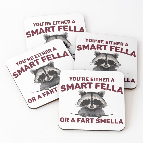 Item preview, You're Either A Smart Fella Or A Fart Smella designed and sold by Angry Swan Designs.