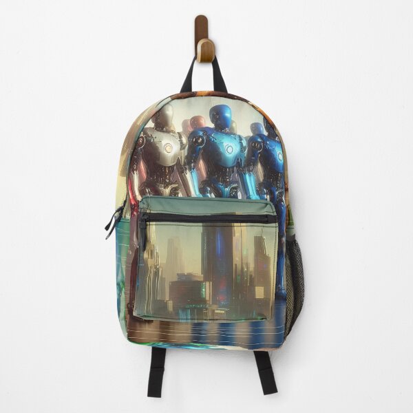 Item preview, Futuristic cool & colorful Robot army - perfect Christmas gift! designed and sold by Scandinavian-Ai.