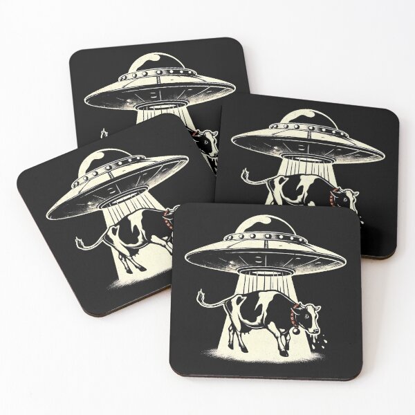 Item preview, Funny UFO Cow Abduction designed and sold by gittuska11.