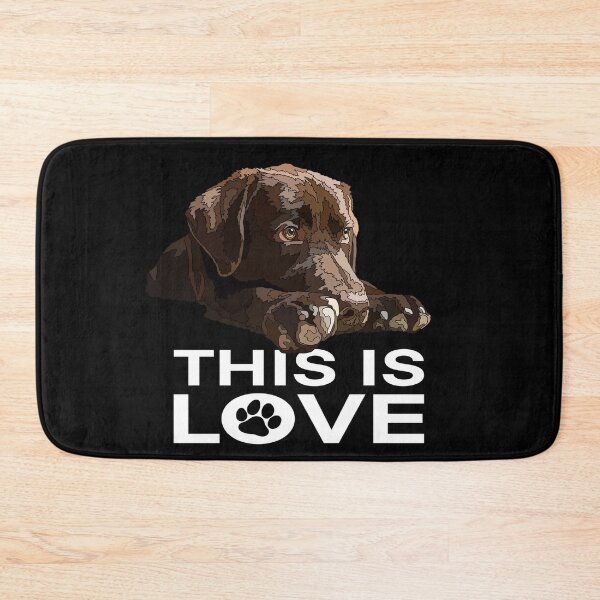Artikelvorschau, Das ist Liebe Chocolate Lab Welpe entworfen und verkauft von Just-Arts-4U.