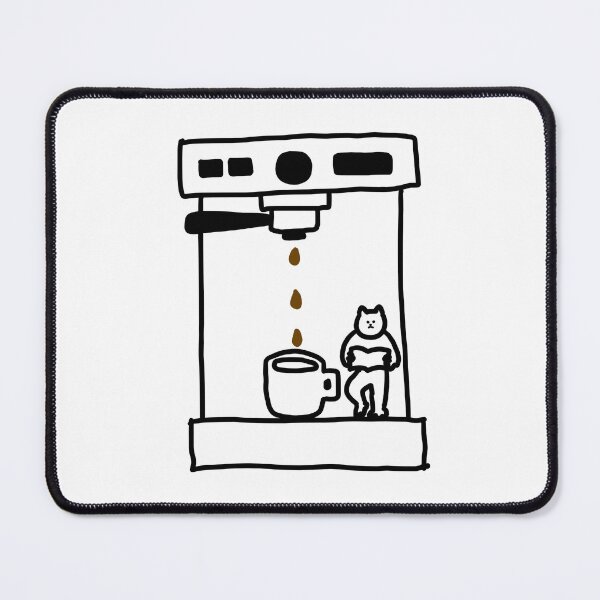 Item preview, coffee machine with a cat designed and sold by superbaechoo.
