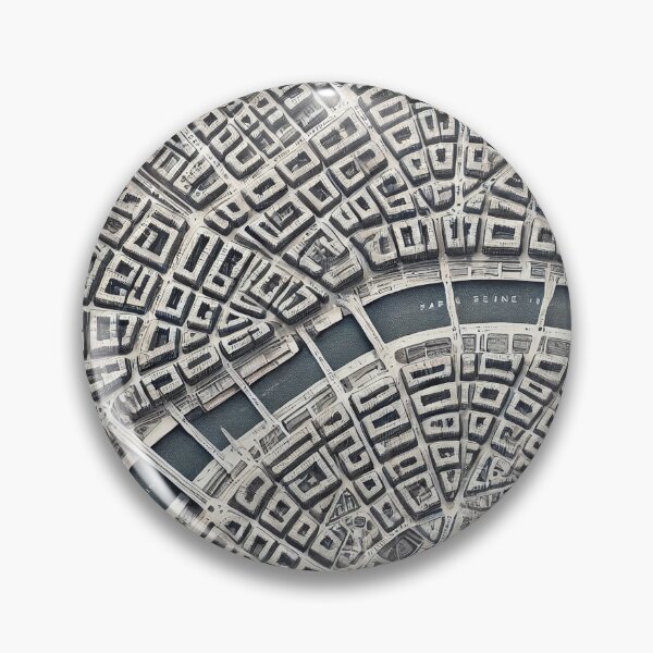 Item preview, Paris || Top View Map || Painting designed and sold by AG-Product.