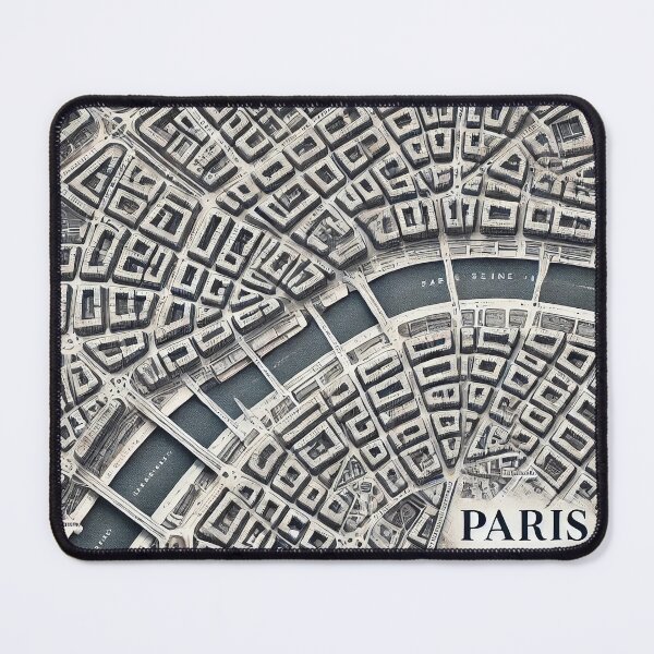 Item preview, Paris || Top View Map || Painting designed and sold by AG-Product.