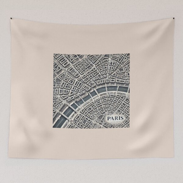 Item preview, Paris || Top View Map || Painting designed and sold by AG-Product.