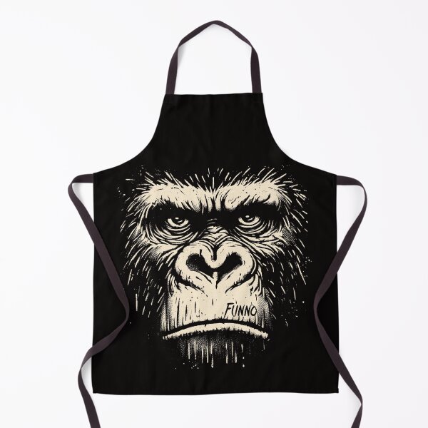 Item preview, Bold Gorilla Head - Unique FunnoShirt designed and sold by gittuska11.