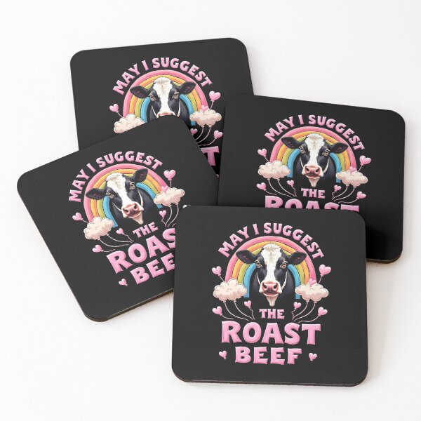 Item preview, May I Suggest The Roast Beef Funny Inappropriate Cow designed and sold by HeadTurningArt.