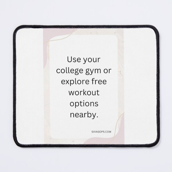 Item preview, Use your college gym or explore free workout options nearby. designed and sold by CUTESTUFFnow.
